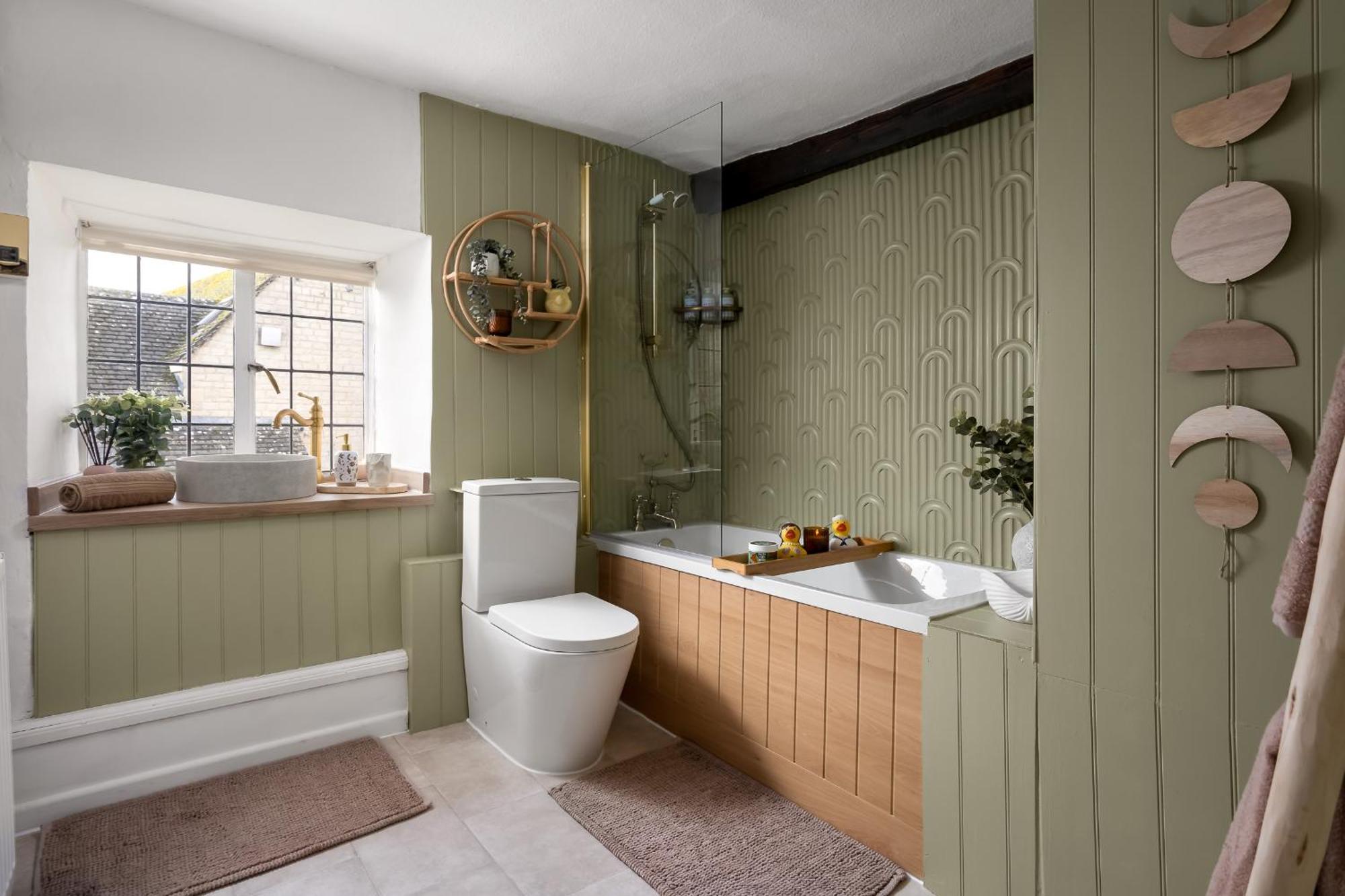 Bourton Scandi Chic Authentic Cottage Exterior foto