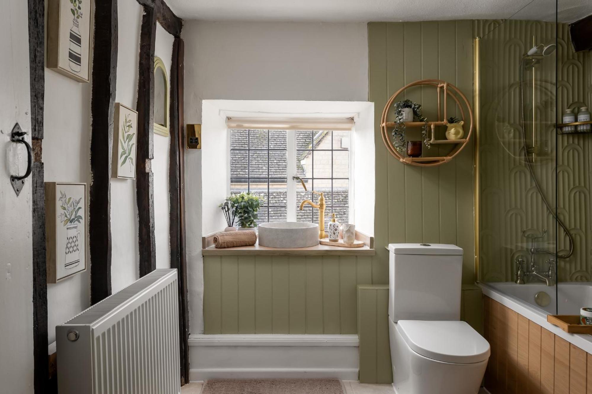 Bourton Scandi Chic Authentic Cottage Exterior foto
